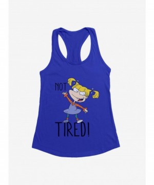 Cheap Sale Rugrats Angelica Not Tired Girls Tank $9.76 Tanks