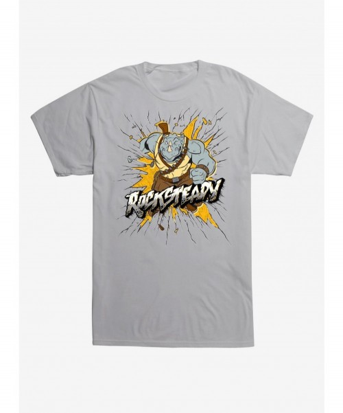 Unique Teenage Mutant Ninja Turtles Rocksteady Fight T-Shirt $6.12 T-Shirts