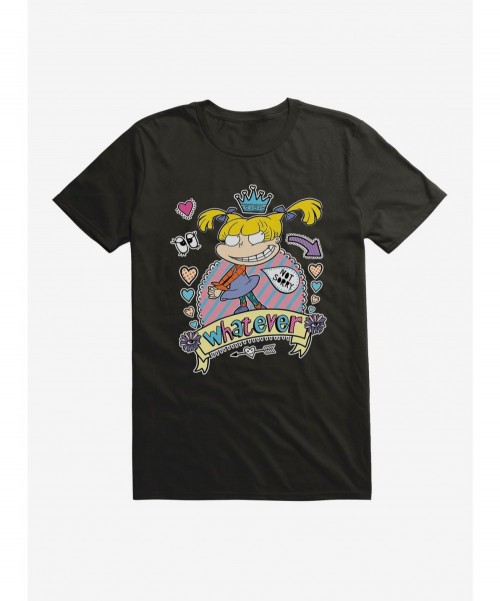 Unique Rugrats Angelica Whatever, Not Sorry T-Shirt $9.56 T-Shirts