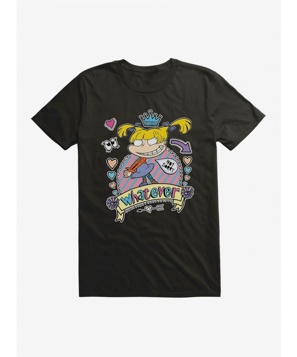 Unique Rugrats Angelica Whatever, Not Sorry T-Shirt $9.56 T-Shirts