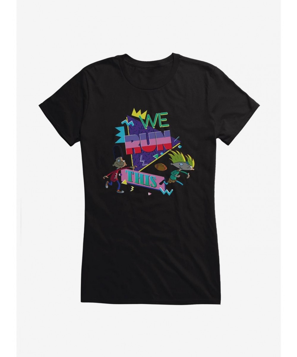 Unique Hey Arnold! Football We Run This Girls T-Shirt $7.17 T-Shirts