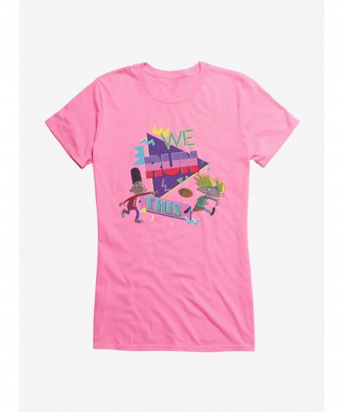 Unique Hey Arnold! Football We Run This Girls T-Shirt $7.17 T-Shirts