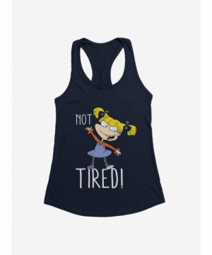 Cheap Sale Rugrats Angelica Not Tired Girls Tank $9.76 Tanks