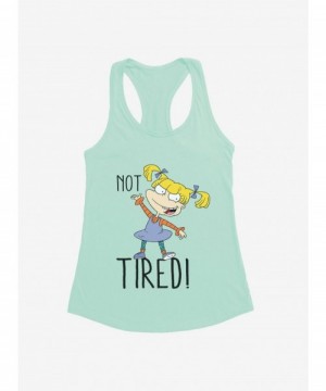 Cheap Sale Rugrats Angelica Not Tired Girls Tank $9.76 Tanks