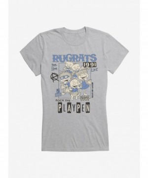 Cheap Sale Rugrats Rock Poster Rugrats Live Girls T-Shirt $9.36 T-Shirts