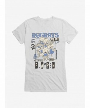 Cheap Sale Rugrats Rock Poster Rugrats Live Girls T-Shirt $9.36 T-Shirts