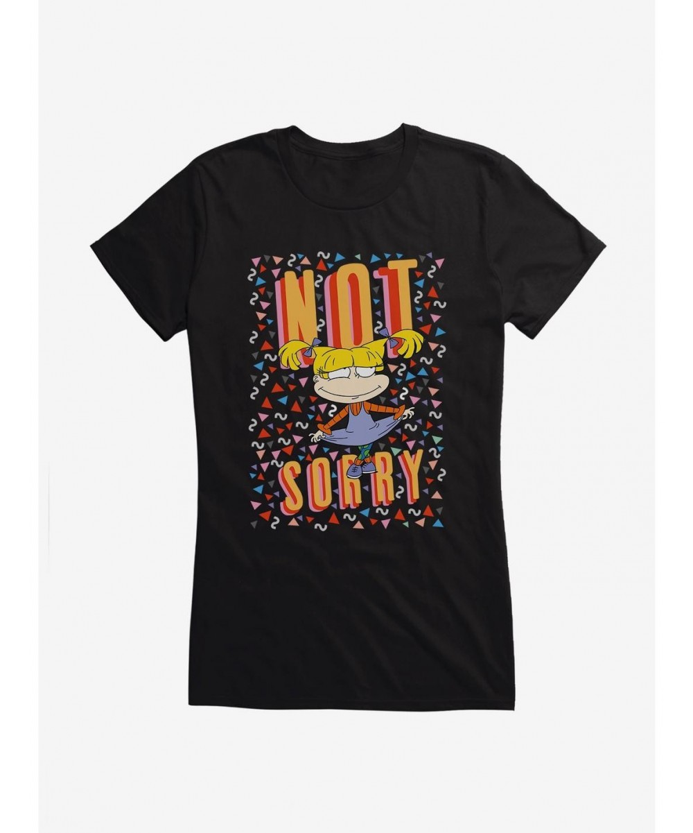 Pre-sale Discount Rugrats Angelica Not Sorry Girls T-Shirt $6.57 T-Shirts