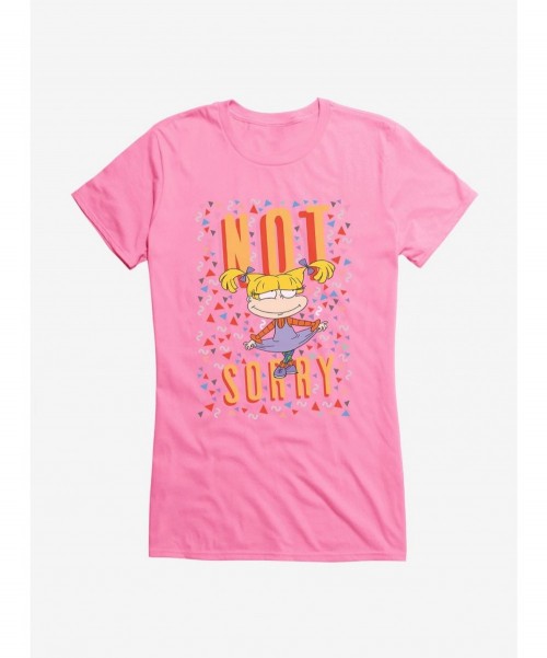 Pre-sale Discount Rugrats Angelica Not Sorry Girls T-Shirt $6.57 T-Shirts