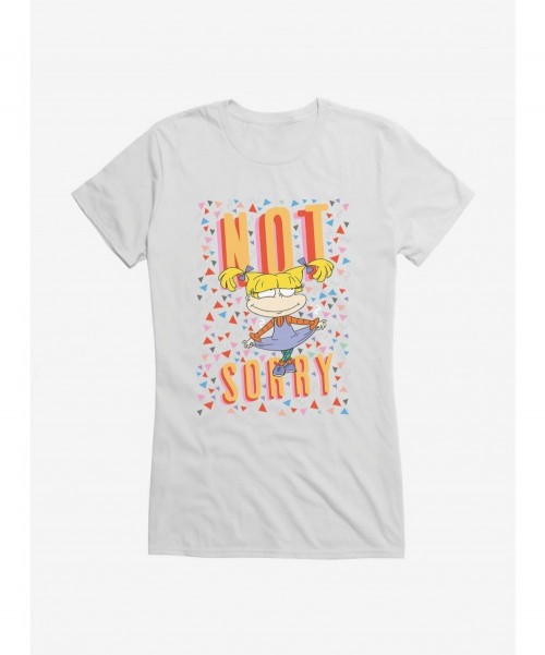 Pre-sale Discount Rugrats Angelica Not Sorry Girls T-Shirt $6.57 T-Shirts