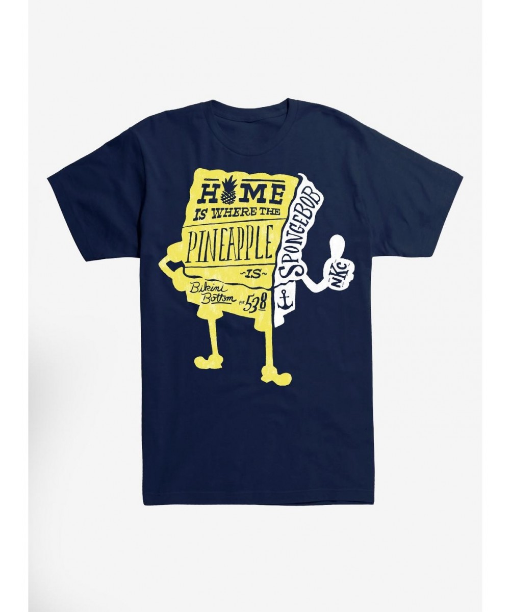 Wholesale SpongeBob Home Pineapple T-Shirt $9.74 T-Shirts