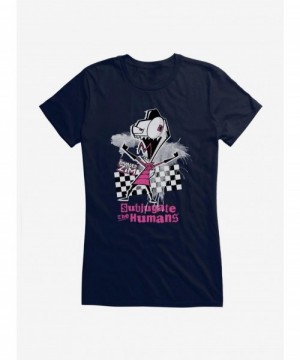 Festival Price Invader Zim Subjugate The Humans Girls T-Shirt $9.56 T-Shirts