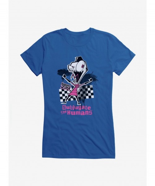 Festival Price Invader Zim Subjugate The Humans Girls T-Shirt $9.56 T-Shirts