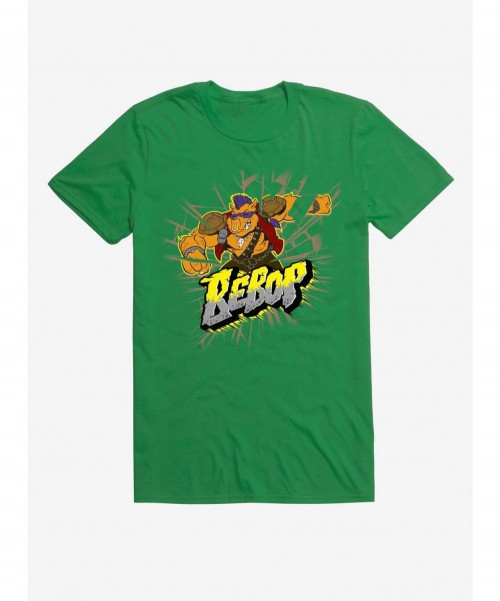 Premium Teenage Mutant Ninja Turtles Bebop Fight T-Shirt $7.84 T-Shirts