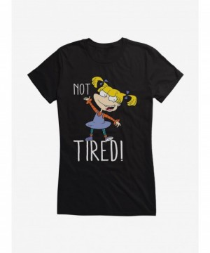 Festival Price Rugrats Angelica Not Tired Girls T-Shirt $7.17 T-Shirts