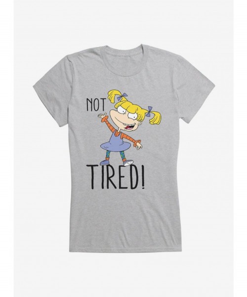 Festival Price Rugrats Angelica Not Tired Girls T-Shirt $7.17 T-Shirts