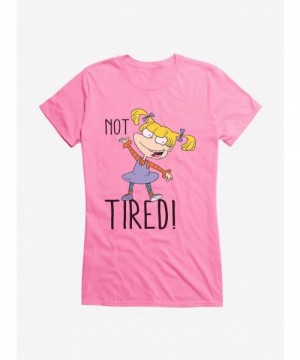 Festival Price Rugrats Angelica Not Tired Girls T-Shirt $7.17 T-Shirts