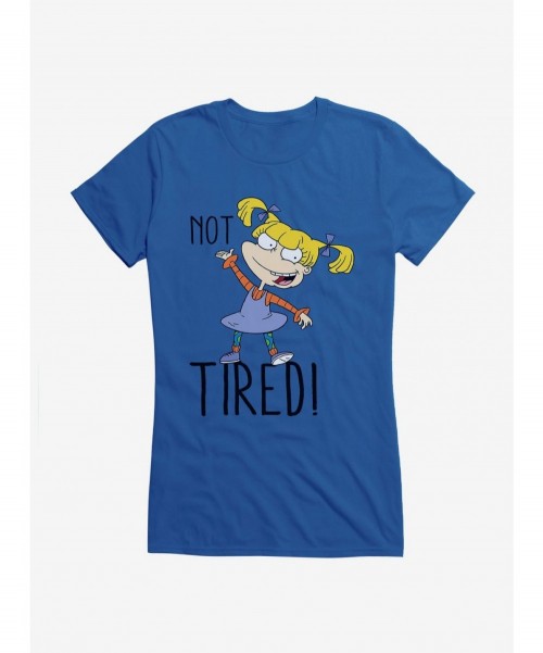 Festival Price Rugrats Angelica Not Tired Girls T-Shirt $7.17 T-Shirts