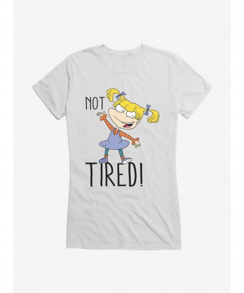 Festival Price Rugrats Angelica Not Tired Girls T-Shirt $7.17 T-Shirts