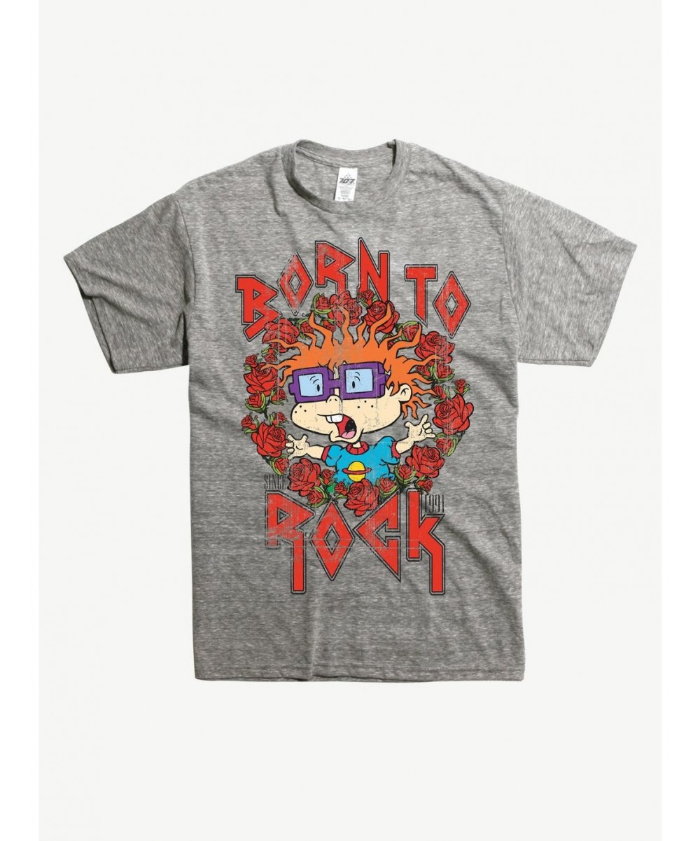 Special Rugrats Chuckie Born To Rock T-Shirt $6.69 T-Shirts