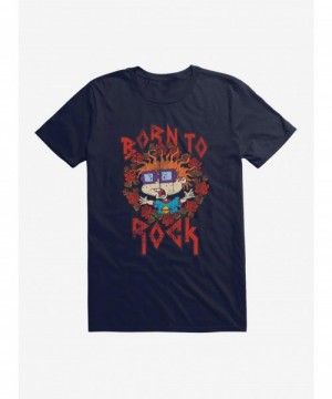 Special Rugrats Chuckie Born To Rock T-Shirt $6.69 T-Shirts