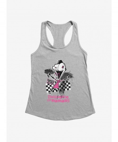 Discount Invader Zim Subjugate The Humans Girls Tank $7.97 Tanks