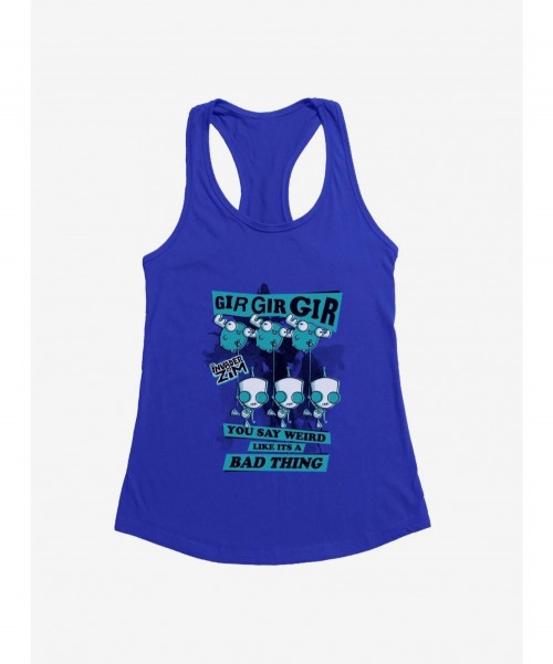 Discount Sale Invader Zim Weird Like It's A Bad Thing Girls Tank $7.57 Tanks