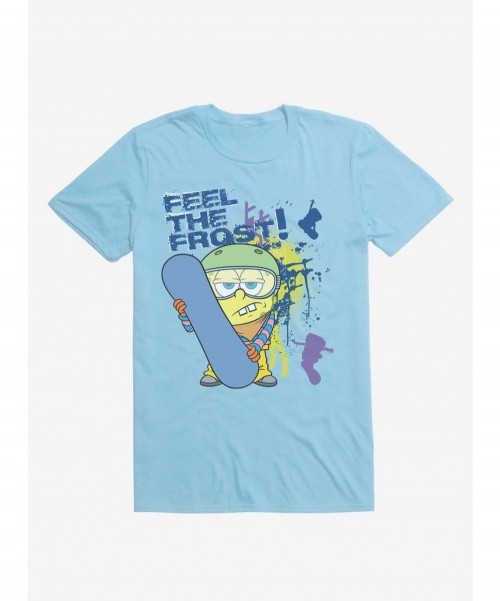 Absolute Discount SpongeBob Feel the Frost Snowboard T-Shirt $6.42 T-Shirts