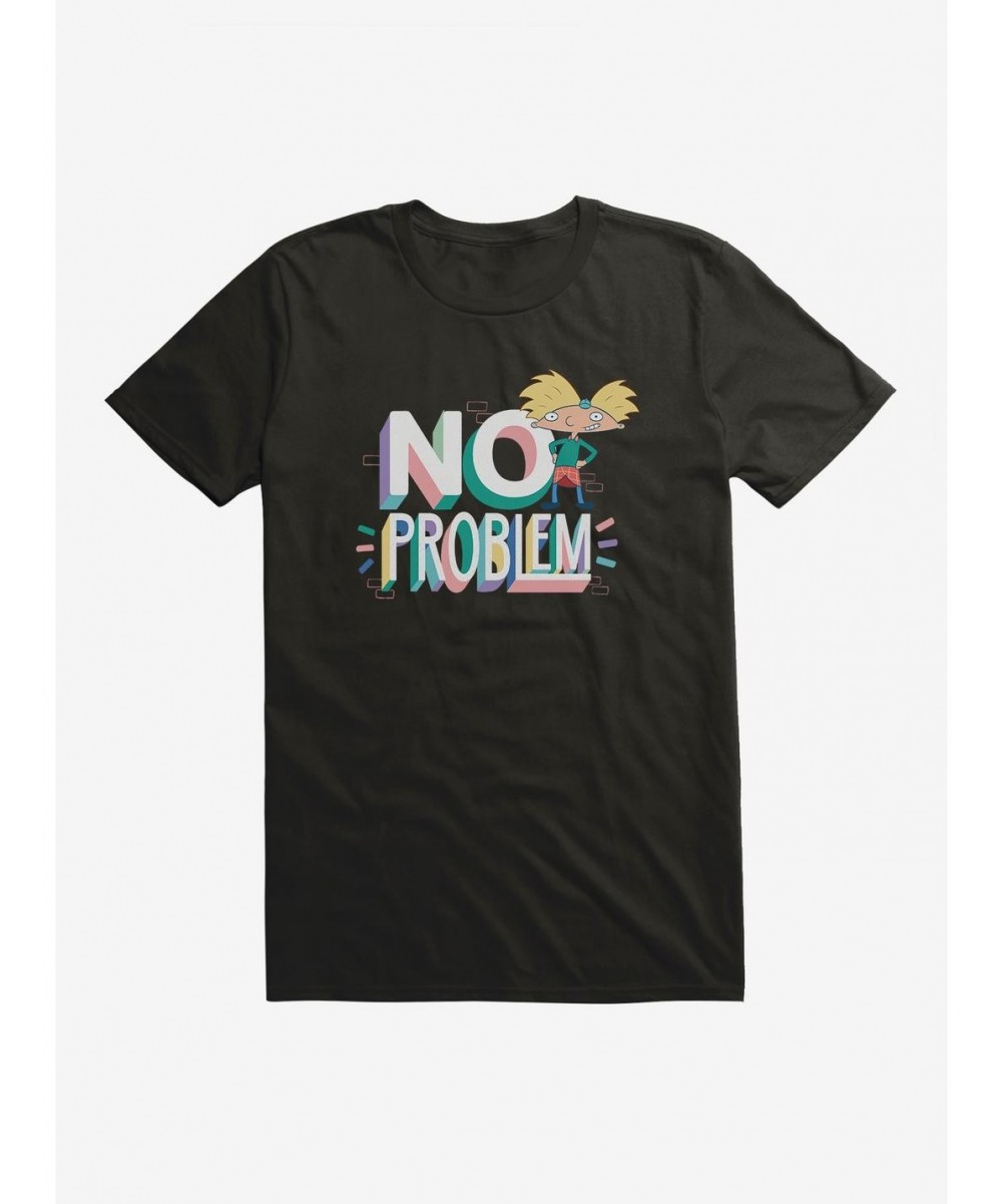 Low Price Hey Arnold! No Problem T-Shirt $9.56 T-Shirts