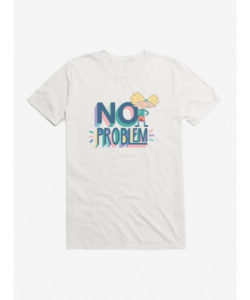 Low Price Hey Arnold! No Problem T-Shirt $9.56 T-Shirts