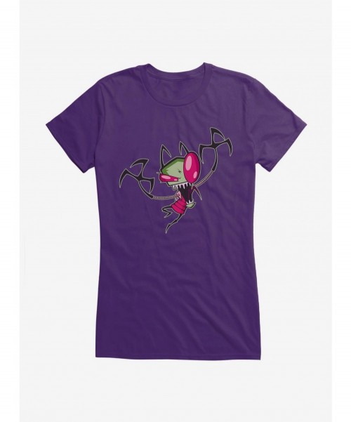 Hot Selling Invader Zim Attack Girls T-Shirt $6.37 T-Shirts