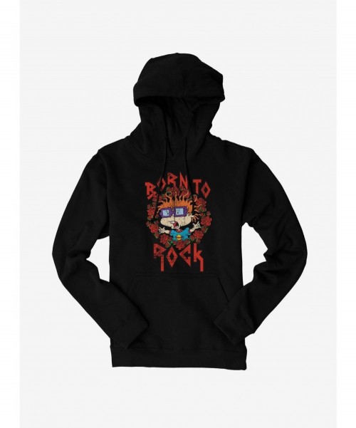 Best Deal Rugrats Chuckie Born To Rock Hoodie $14.37 Hoodies