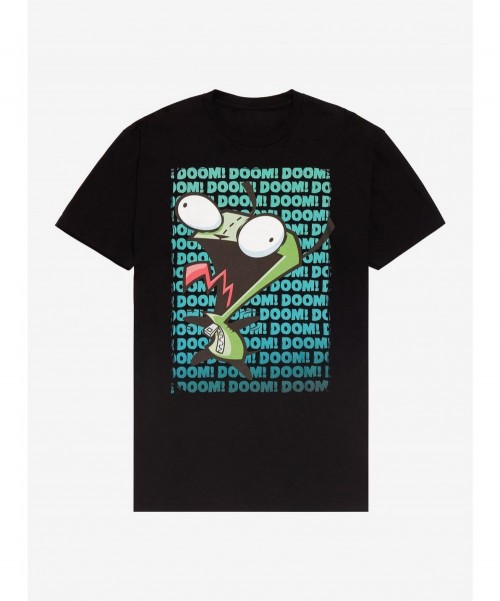 Discount Sale Invader Zim GIR Doom T-Shirt $7.17 T-Shirts