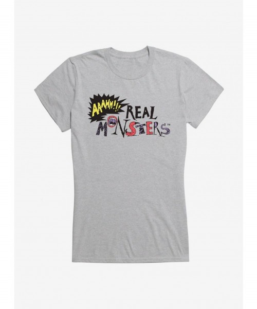 High Quality Aaahh!!! Real Monsters Logo Girls T-Shirt $6.57 T-Shirts