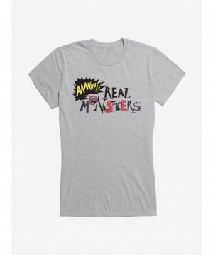 High Quality Aaahh!!! Real Monsters Logo Girls T-Shirt $6.57 T-Shirts