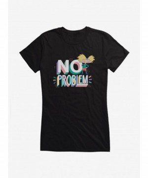 Special Hey Arnold! No Problem Girls T-Shirt $8.57 T-Shirts