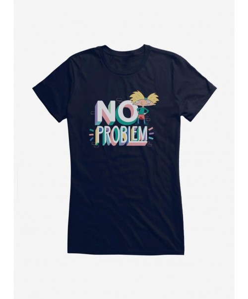 Special Hey Arnold! No Problem Girls T-Shirt $8.57 T-Shirts