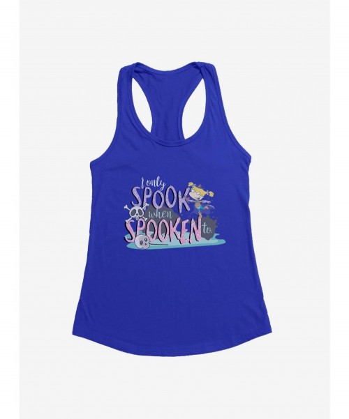 Premium Rugrats Halloween Angelica Spook When Spooken To Girls Tank $8.96 Tanks