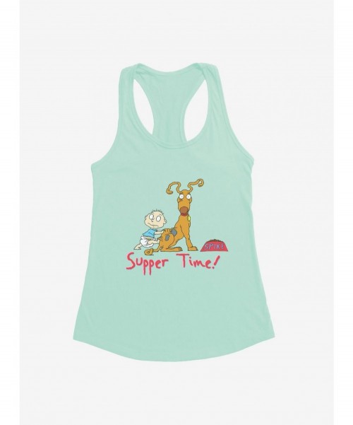 Premium Rugrats Spike And Tommy Supper Time! Girls Tank $7.97 Tanks