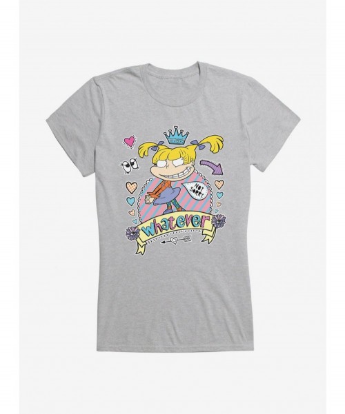 Seasonal Sale Rugrats Angelica Whatever, Not Sorry Girls T-Shirt $6.18 T-Shirts