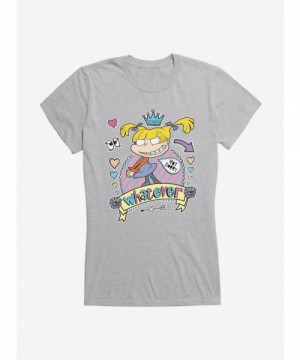 Seasonal Sale Rugrats Angelica Whatever, Not Sorry Girls T-Shirt $6.18 T-Shirts