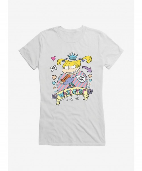 Seasonal Sale Rugrats Angelica Whatever, Not Sorry Girls T-Shirt $6.18 T-Shirts