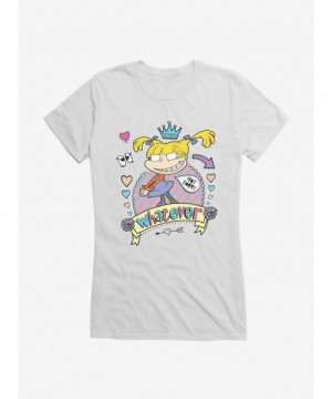 Seasonal Sale Rugrats Angelica Whatever, Not Sorry Girls T-Shirt $6.18 T-Shirts