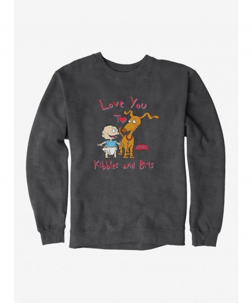 Wholesale Rugrats Spike And Tommy I Love You To Kibbles And Bits Sweatshirt $12.40 Sweatshirts