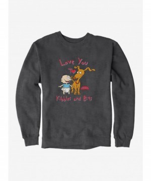 Wholesale Rugrats Spike And Tommy I Love You To Kibbles And Bits Sweatshirt $12.40 Sweatshirts