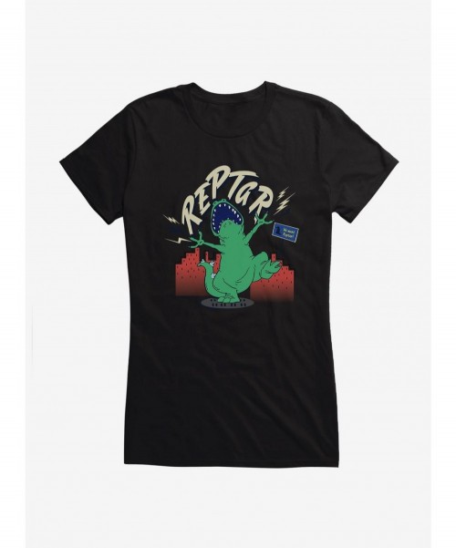 Limited-time Offer Rugrats Reptar Lightning Roar Girls T-Shirt $7.77 T-Shirts