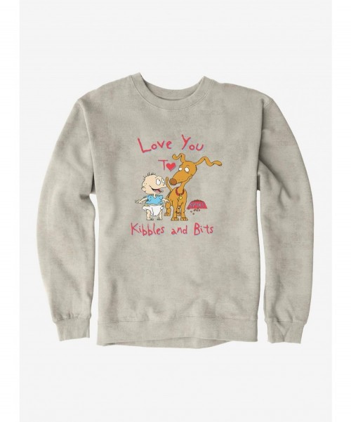 Wholesale Rugrats Spike And Tommy I Love You To Kibbles And Bits Sweatshirt $12.40 Sweatshirts