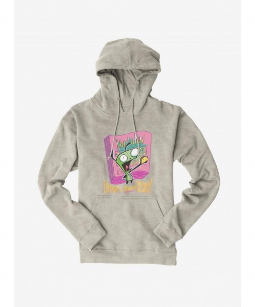 Discount Sale Invader Zim Unique Taco Tuesday Hoodie $16.16 Hoodies