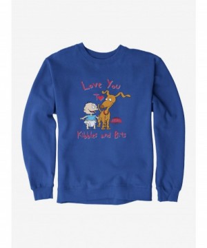 Wholesale Rugrats Spike And Tommy I Love You To Kibbles And Bits Sweatshirt $12.40 Sweatshirts