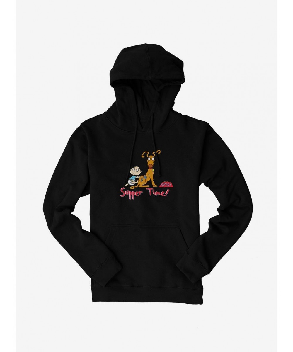 Clearance Rugrats Spike And Tommy Supper Time! Hoodie $15.45 Hoodies