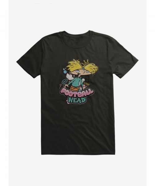 Flash Deal Hey Arnold! Football Head T-Shirt $8.41 T-Shirts